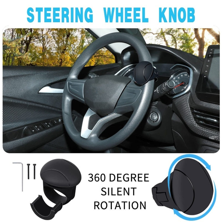 Automobile Multifunctional Bearing Steering Wheel Power Ball(Oval Red) - Steering Wheel Accessories by buy2fix | Online Shopping UK | buy2fix