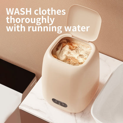 Small Household Portable Underwear Washing Machine, Size: EU Plug(Milk Yellow) - Washing Machines & Accessories by buy2fix | Online Shopping UK | buy2fix