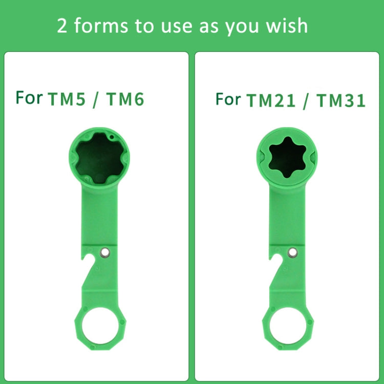 For VorWerk Thermomix TM5 TM6  TM21 TM31 Wrench Dough Remover(Green) - Kitchen Machine Accessories & Parts by buy2fix | Online Shopping UK | buy2fix