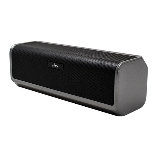 NBY 6690 TWS Couplet FM Multifunctional Desktop Plug-in Card Bluetooth Speaker(Grey) - Desktop Speaker by NBY | Online Shopping UK | buy2fix