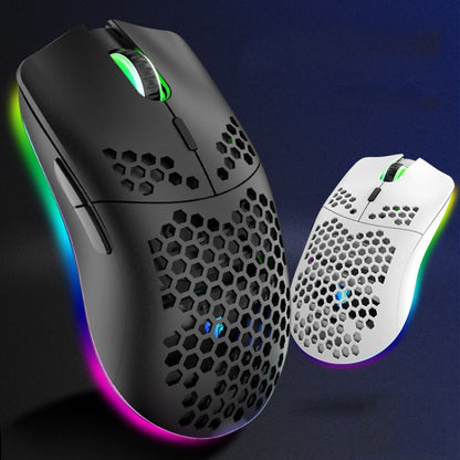 XUNSVFOX XYH80 Hollow Hole Rechargeable Wireless Gaming Mouse RGB Light Computer Office Mouse(Blue) - Wireless Mice by XUNSVFOX | Online Shopping UK | buy2fix