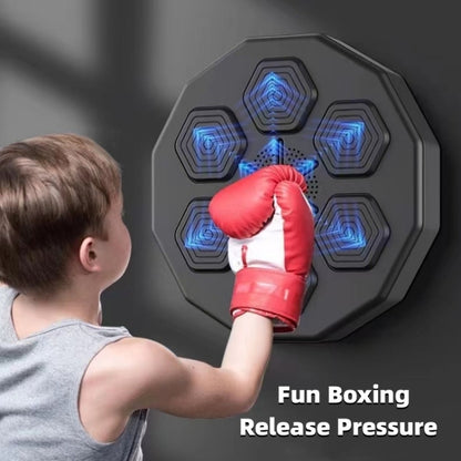 Bluetooth Intelligent Music Boxing Trainer Wall Mounted Electronic Boxing Practice With Children Gloves - Boxing by buy2fix | Online Shopping UK | buy2fix