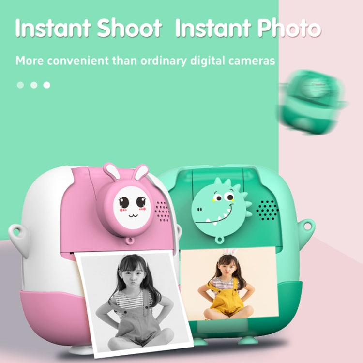 A19B 2.0-Inch 720P HD Reversible Camera Cartoon Children Mini Digital Printing Camera(Pink) - Children Cameras by buy2fix | Online Shopping UK | buy2fix