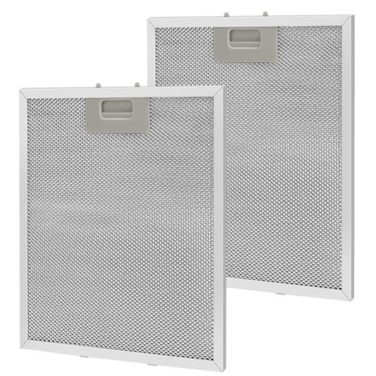 2pcs 10.2 x 12.5 Inch Range Hood Filter 5-Layer Aluminum Mesh Hood Grease Filter - Range Hoods & Accessories by buy2fix | Online Shopping UK | buy2fix