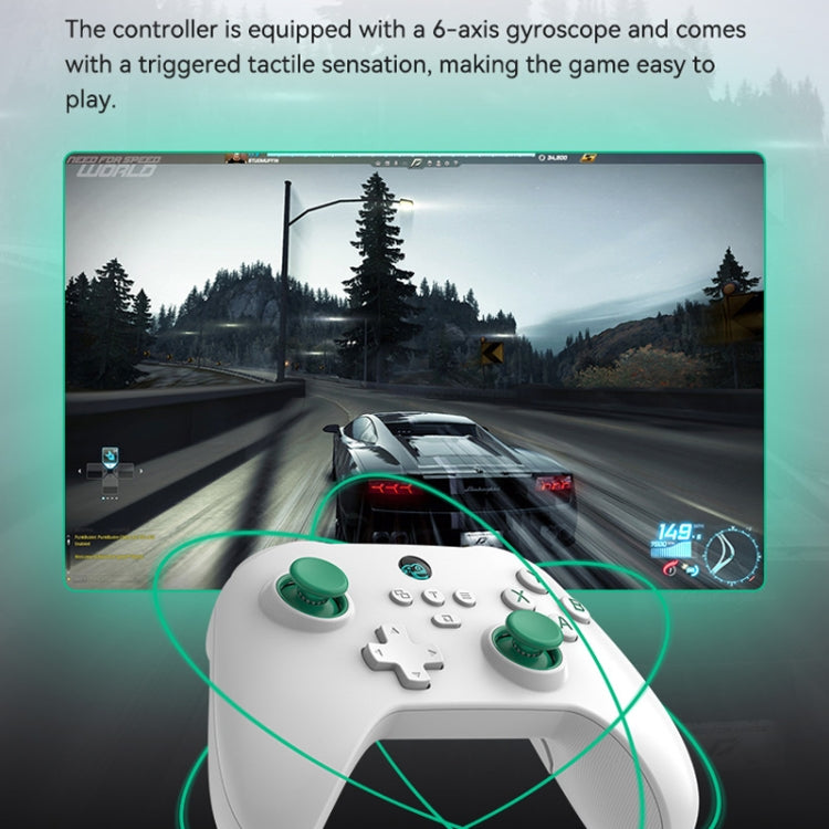 Z03 Wireless Bluetooth Game Controller For Switch / IOS / Android / PC / PS3 / PS4, Spec: White+Bracket - Gamepads by buy2fix | Online Shopping UK | buy2fix