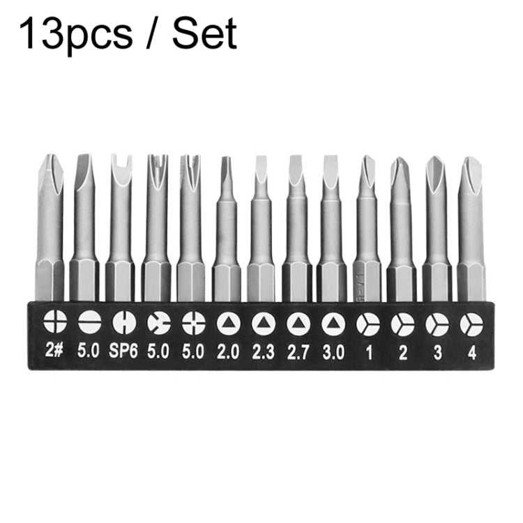 13pcs / Set Profile Bit Chrome Vanadium Steel Bit Set Appliance Repair Electrical Drill Accessories With Magnetic - Drill & Drill Bits by buy2fix | Online Shopping UK | buy2fix