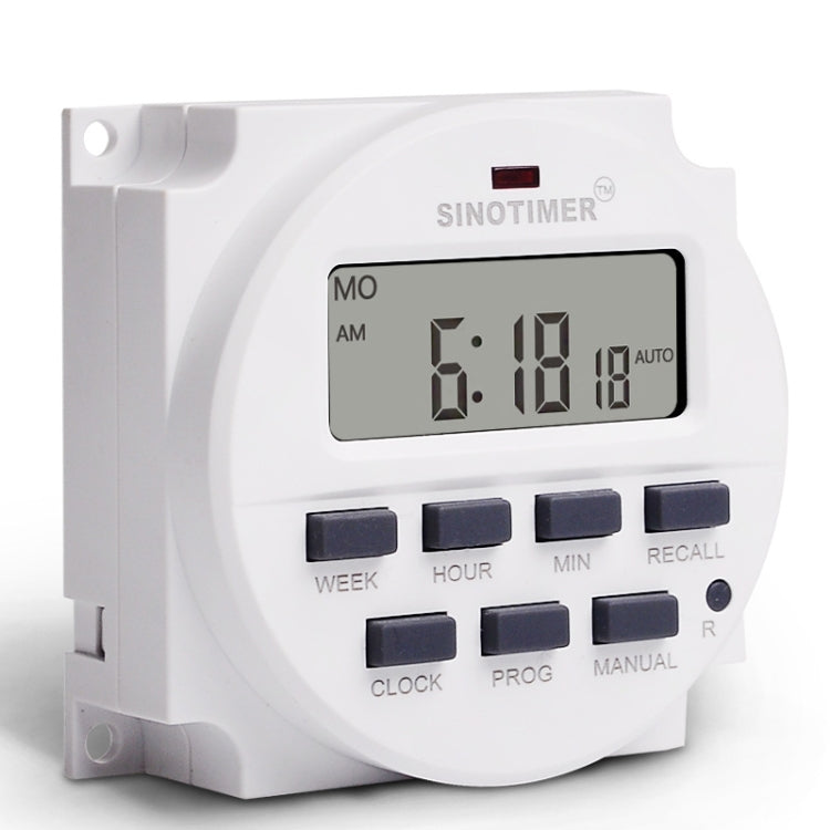 SINOTIMER Programmable Timer Switch Time Controller, Model: TM618H-1 110V - Digital Countdown by SINOTIMER | Online Shopping UK | buy2fix