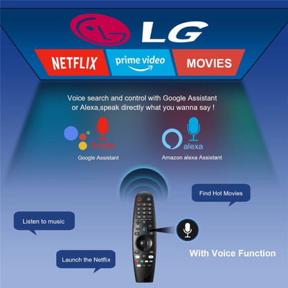 For LG TV Bluetooth Handheld Infrared Voice Multi-Function Remote Control(AKB75855501) - TV by buy2fix | Online Shopping UK | buy2fix