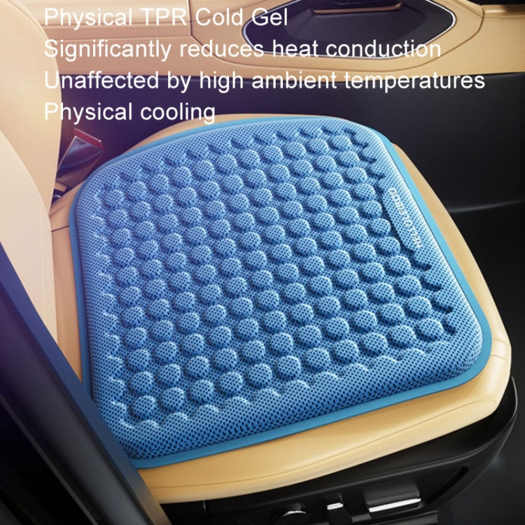 HELLOLEIBOO Car Gel Ice Cushion Four Seasons Universal Breathable Seat Cushion, Color: Double Layer Black - Seat Accessories by HELLOLEIBOO | Online Shopping UK | buy2fix