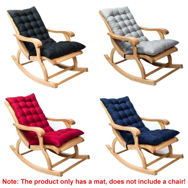 120x50x8cm Home Soft Lounger Cushion Garden Fabric Backrest Rattan Chair Cushion(Claret) - Cushions & Pillows by buy2fix | Online Shopping UK | buy2fix