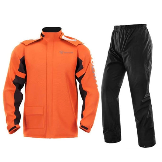 SULAITE Outdoor Motorcycle Riding Full Body Split Raincoat Suit, Size: M(Orange) - Raincoat by SULAITE | Online Shopping UK | buy2fix