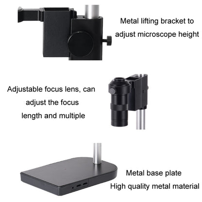 Measuring Electron Microscope Industrial Camera, Specifications: 60 Frames 48 Megapixel Dual Interface With Measurement - Digital Microscope by buy2fix | Online Shopping UK | buy2fix