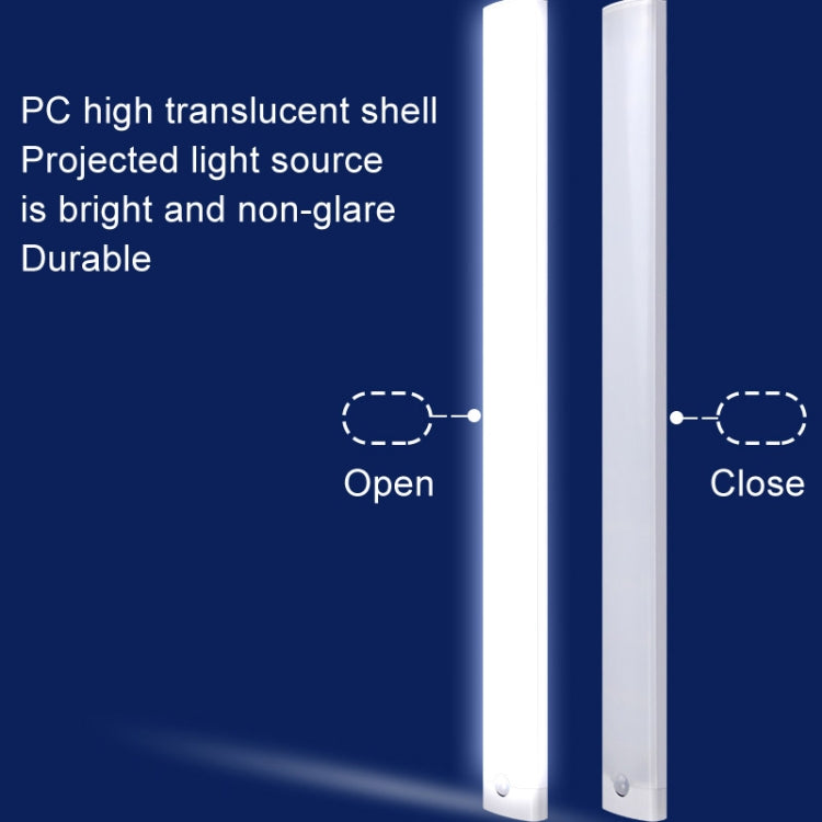 40cm LED Human Sensor Emergency Light USB Tri-color Dimmable Cabinet Lamp - Sensor LED Lights by buy2fix | Online Shopping UK | buy2fix