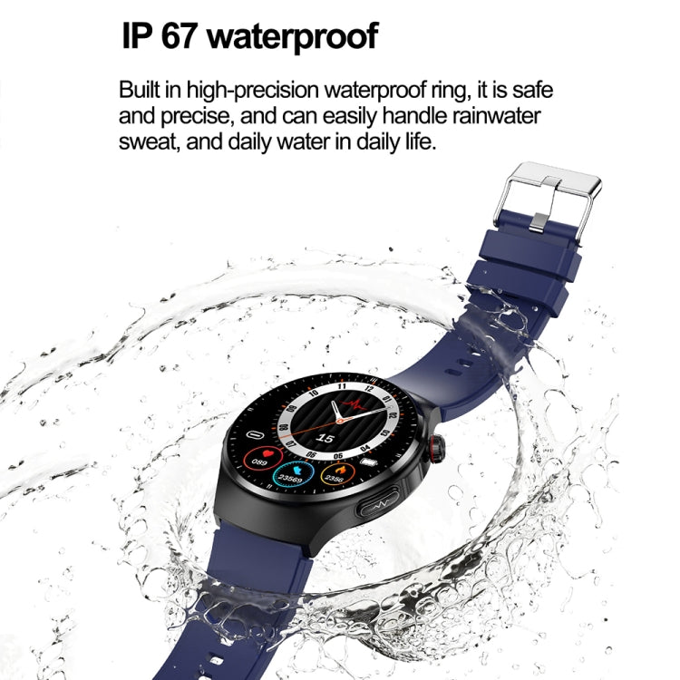 TK25 1.39-inch IP67 Waterproof Sports Health Monitoring Smart Bluetooth Calling Watch(Steel Black) - Smart Watches by buy2fix | Online Shopping UK | buy2fix