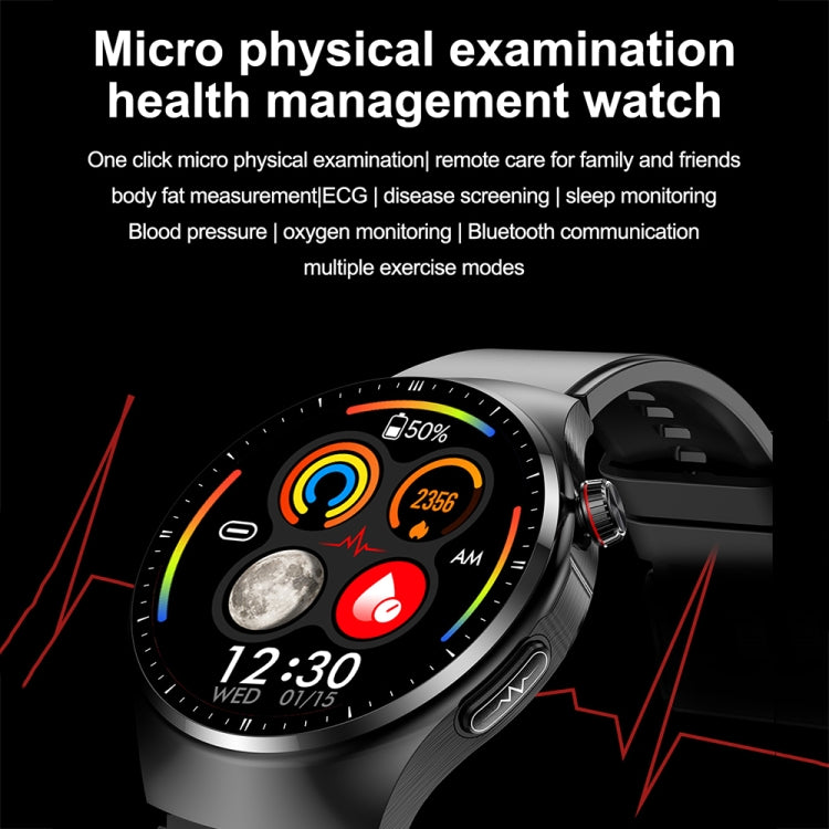 TK25 1.39-inch IP67 Waterproof Sports Health Monitoring Smart Bluetooth Calling Watch(Steel Black) - Smart Watches by buy2fix | Online Shopping UK | buy2fix