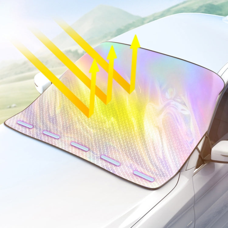 Car Laser Front Windshield Sun Protection Heat Insulation Sunshade, Size: Large - Window Foils & Solar Protection by buy2fix | Online Shopping UK | buy2fix