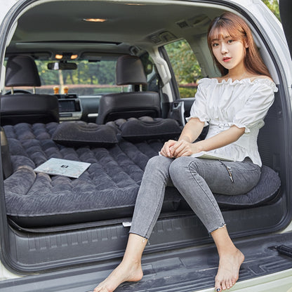 Inflatable Mattress For Car Travel SUV Rear Seat/Trunk, Color: Gray Dual-purpose Long Pier - Seat Accessories by buy2fix | Online Shopping UK | buy2fix