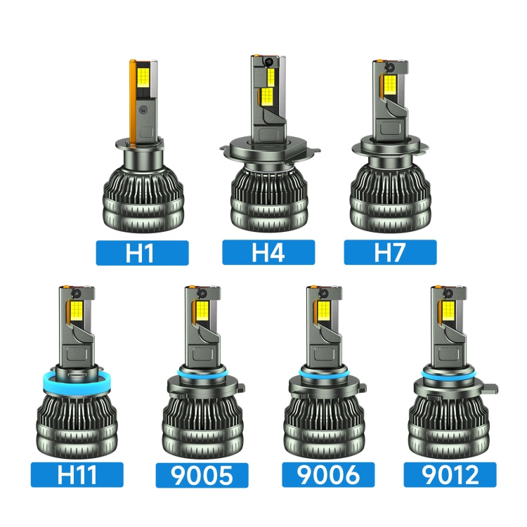 18 LED Three Copper Tube Aluminum Alloy Waterproof Thick Car Headlights, Bulb: H4 - LED Headlamps by buy2fix | Online Shopping UK | buy2fix