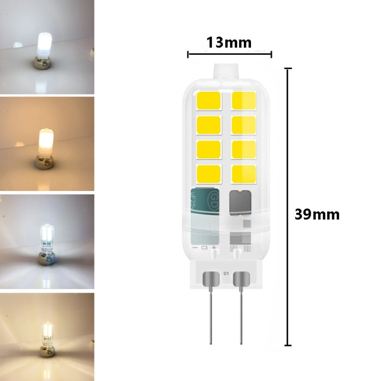 G4 AC/DC12V 3W Flicker-free Replacement LED Halogen Lamp Beads, Light Color: Natural White(Milky White Cover) - LED Blubs & Tubes by buy2fix | Online Shopping UK | buy2fix