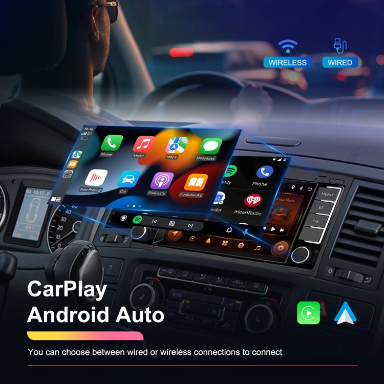 4+64G For Volkswagen Touareg 7-Inch Car WiFi Player Android 13 System Support CarPlay/Android Auto Standard Edition - Car Monitor by buy2fix | Online Shopping UK | buy2fix