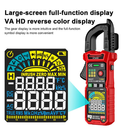 HABOTEST HT205D Clamp Intelligent Anti-Burning Multi-Function High Precision Digital Multimeter(Black Red) - Digital Multimeter by HABOTEST | Online Shopping UK | buy2fix