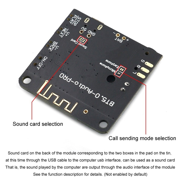 DIY Bluetooth 5.0 Audio Receiver Module PRO MP3 Bluetooth Decoder Board Car Speaker Audio Amplifier Board 4.1 - Breadboard / Amplifier Board by buy2fix | Online Shopping UK | buy2fix