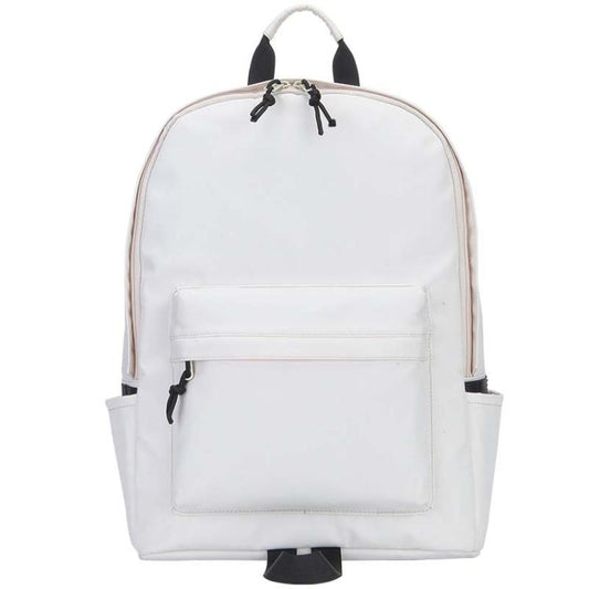 SKV SKV009 Outdoor Casual Double Shoulder Bag Large Capacity Laptop Backpack(White) - Backpack by SKV | Online Shopping UK | buy2fix