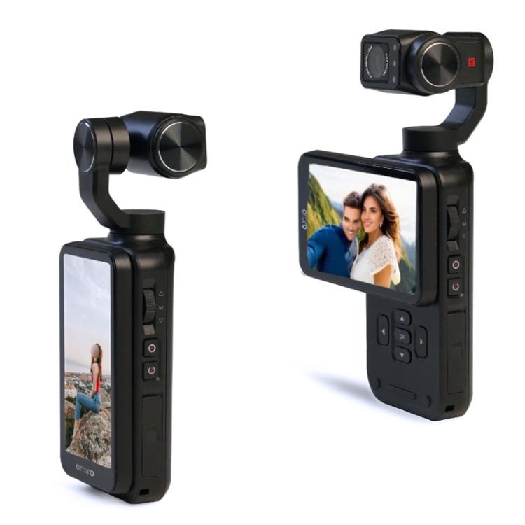 Ordro HD DV Three-Axis Anti-Shake Gimbal Rotating Screen Pocket Camera - Video Cameras by Ordro | Online Shopping UK | buy2fix