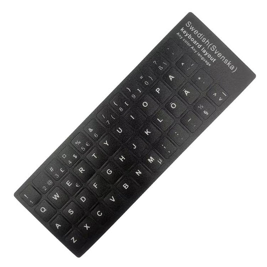 Laptop Keyboard Sticker, Language: Swedish - Silicone / Sticker by buy2fix | Online Shopping UK | buy2fix