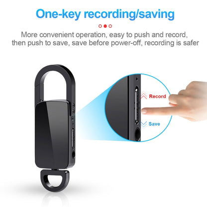 S20 64GB Keychain HD Noise Reduction Portable Recording Pen - U-Disk Recorder by buy2fix | Online Shopping UK | buy2fix