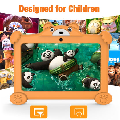 Pritom K7 Pro Panda Kids Tablet PC, 7.0 inch, 2GB+32GB, Android 11 Allwinner A100 Quad Core CPU, Support 2.4G WiFi & WiFi 6, Global Version with Google Play, US Plug (Pink) -  by PRITOM | Online Shopping UK | buy2fix