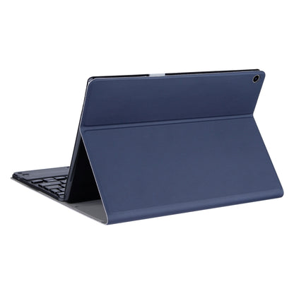 DY-M10ReL-C 2 in 1 Removable Bluetooth Keyboard + Protective Leather Tablet Case with Touchpad & Holder for Lenovo Tab M10 FHD REL(Blue) - Lenovo Keyboard by buy2fix | Online Shopping UK | buy2fix