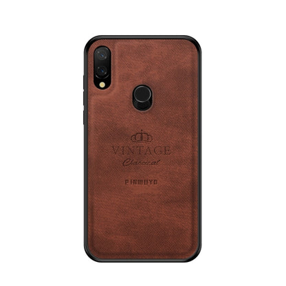 PINWUYO Shockproof Waterproof Full Coverage PC + TPU + Skin Protective Case for Xiaomi Redmi Note 7(Brown) - Xiaomi Cases by PINWUYO | Online Shopping UK | buy2fix