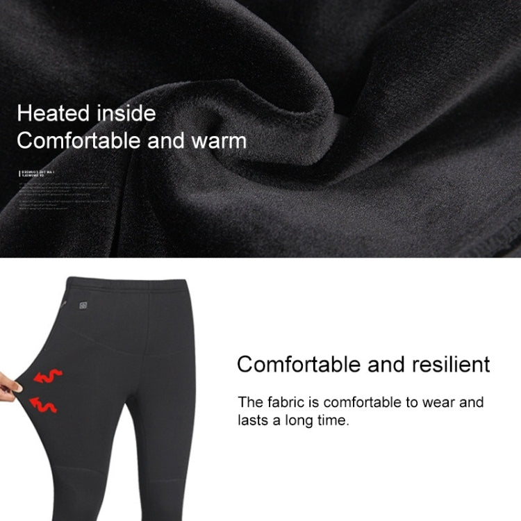 USB Secure Smart Thermostat Hair Hot Pants for Women (Color:Black Size:XXL) - Casual Pants by buy2fix | Online Shopping UK | buy2fix