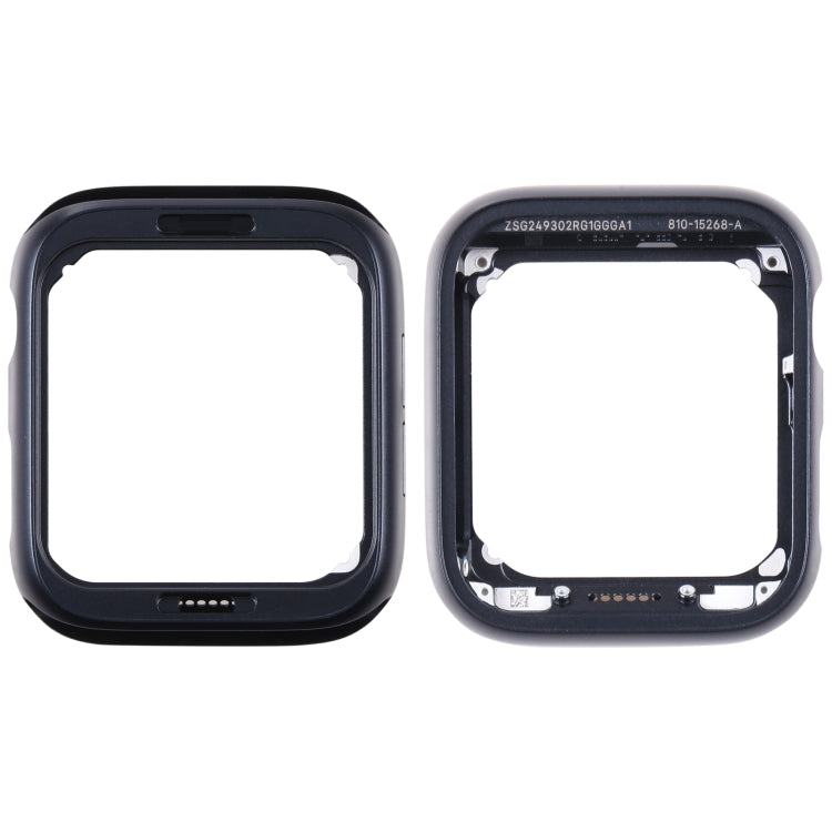 For Apple Watch Series SE 2022 40mm Stainless Steel Middle Frame Bezel Plate (Black) - LCD Related Parts by buy2fix | Online Shopping UK | buy2fix