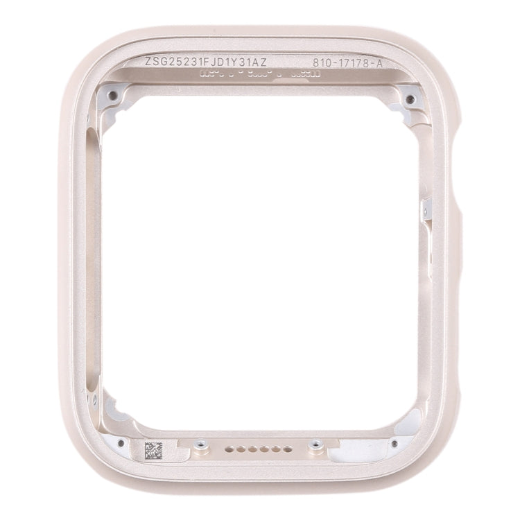 For Apple Watch Series SE 2022 44mm Stainless Steel Middle Frame Bezel Plate (Gold) - LCD Related Parts by buy2fix | Online Shopping UK | buy2fix