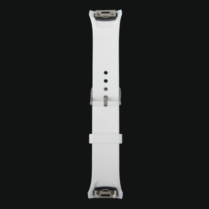 For Samsung Gear S2 Sport / Gear S2 Watch Solid Color Silicone Watchband(White) - Smart Wear by buy2fix | Online Shopping UK | buy2fix