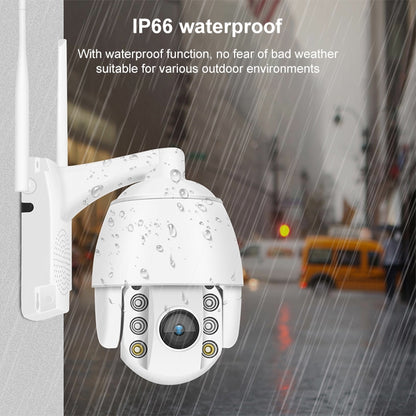 QX2 4G (EU Version) 1080P HD 360 Degrees Panoramic Day and Night Full-color Waterproof Smart Camera, Support Motion Detection / Two-way Voice / TF Card, UK Plug - Security by buy2fix | Online Shopping UK | buy2fix