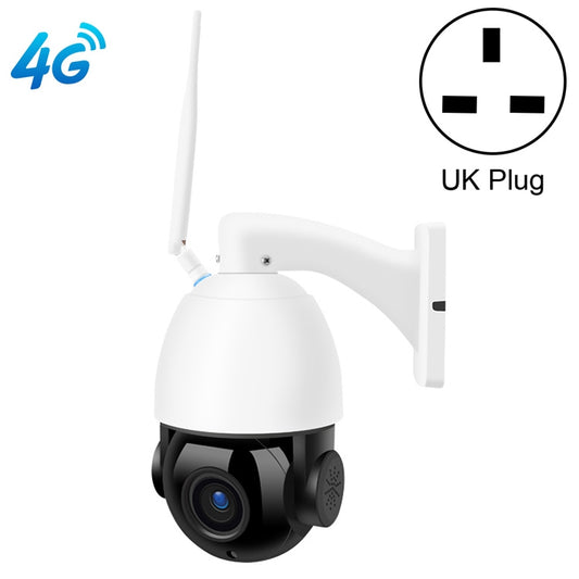 QX5 4G (EU Version) 2.0 Million Pixels 1080P HD 20X Zoom Dome Smart Camera, Support Infrared Night Vision / Motion Detection / Voice Intercom / TF Card, UK Plug - Security by buy2fix | Online Shopping UK | buy2fix