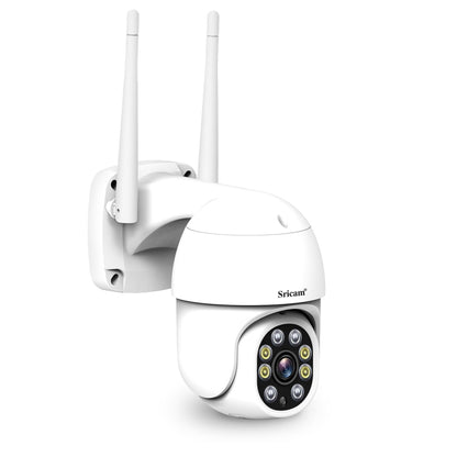 Sricam SP028 1080P HD Outdoor PTZ Camera, Support Two Way Audio / Motion Detection / Humanoid Detection / Color Night Vision / TF Card, US Plug - Security by Sricam | Online Shopping UK | buy2fix