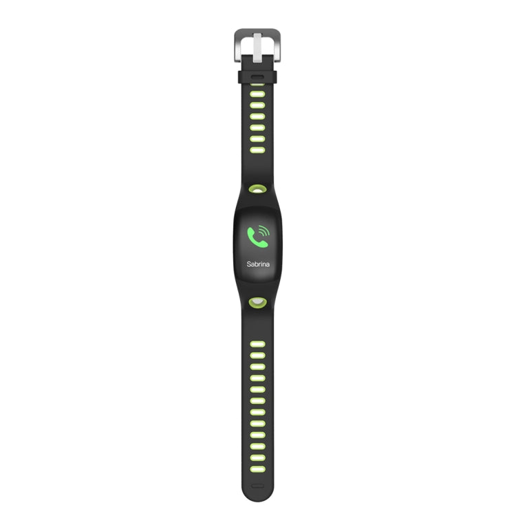 DOMINO DM11 0.96 inch IPS Screen Display Bluetooth Smart Watch, IP68 Waterproof, Support Pedometer / Heart Rate Monitor / Blood Pressure Monitor / Take Medicine Reminder, iOS 9.0 Above & Android 4.4 Above System(Green) - Smart Wear by DOMINO | Online Shopping UK | buy2fix