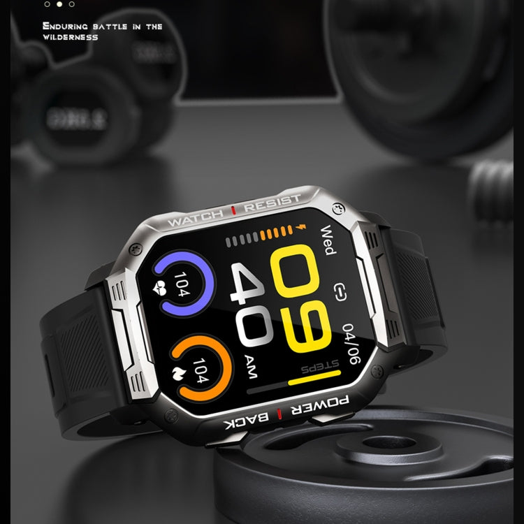 HAMTOD NX3 1.83 inch Smart Watch, Support Bluetooth Call / Sleep / Heart Rate / Blood Oxygen / Blood Pressure Monitoring (Black) - Smart Wear by HAMTOD | Online Shopping UK | buy2fix