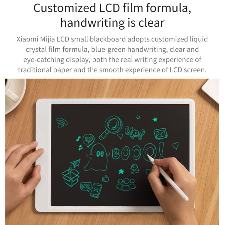 Original Xiaomi Mijia 10 inch LCD Digital Graphics Board Electronic Handwriting Tablet with Pen(White) -  by Xiaomi | Online Shopping UK | buy2fix