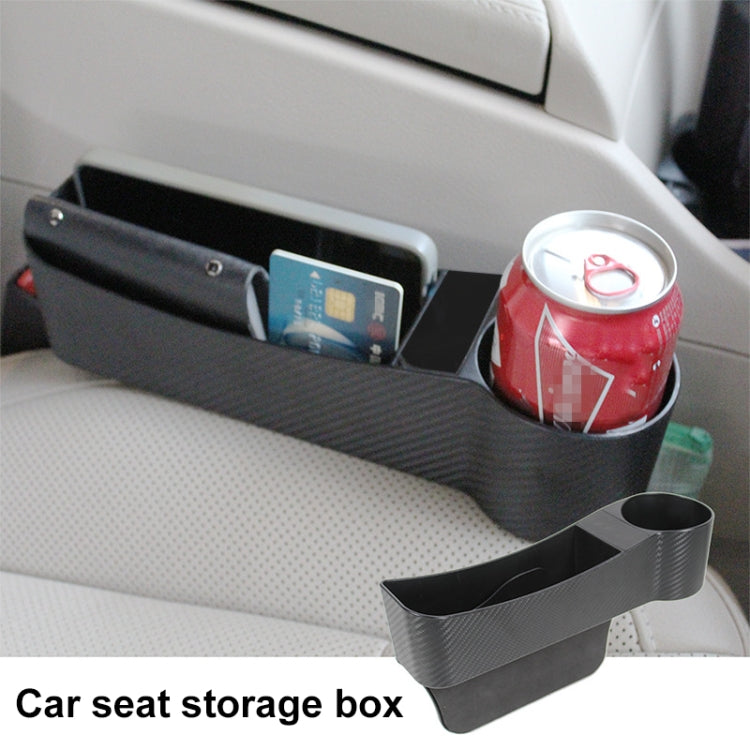 CARFU AC-2294 Car Seat Gap Multi-function Storage Box(Brown) - Stowing Tidying by CARFU | Online Shopping UK | buy2fix