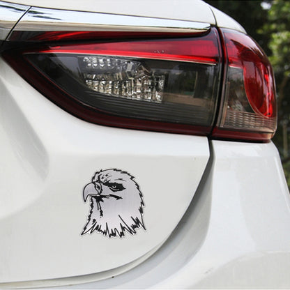 Car Owl Metal Stickers Personalized Aluminum Alloy Decorative Stickers, Size:8 x 7.5cm - 3D Metal Sticker by buy2fix | Online Shopping UK | buy2fix