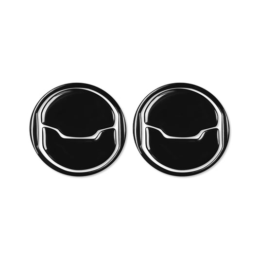 For Ford Mustang 2015-2020 6 in 1 Car Air Outlet Decorative Sticker, Left and Right Drive Universal (Black) - In Car by buy2fix | Online Shopping UK | buy2fix