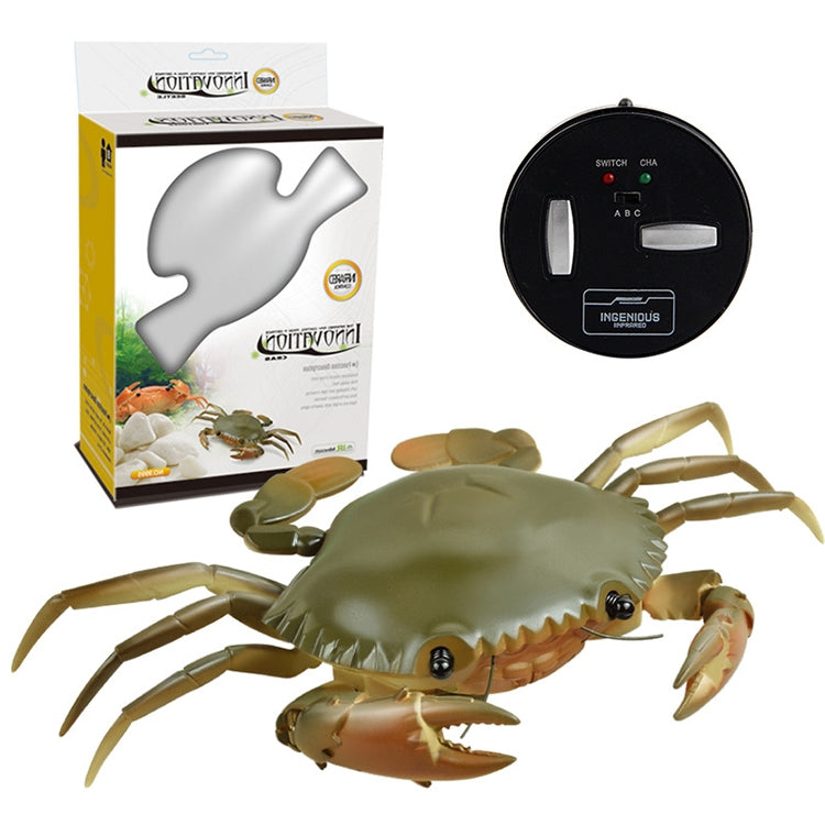 9995 Infrared Sensor Remote Control Simulated Crab Creative Children Electric Tricky Toy Model (Green) -  by buy2fix | Online Shopping UK | buy2fix