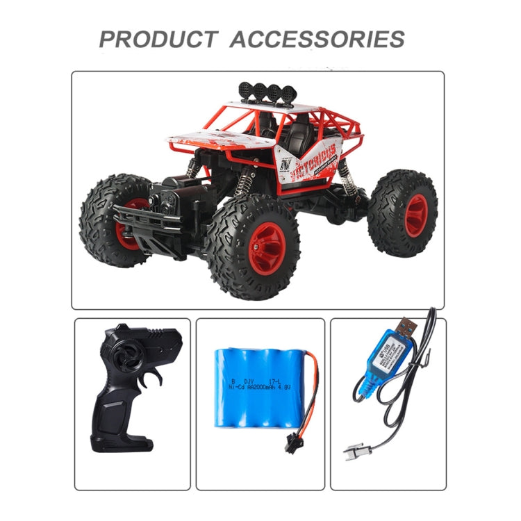 6255 2.4GHz 1:16 Wireless Remote Control Drift Off-road Four-wheel Drive Children Toy Car(Blue) - RC Cars by buy2fix | Online Shopping UK | buy2fix