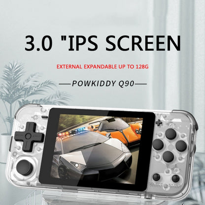 Powkiddy Q90 3.0 inch IPS Screen Retro Joystick Handheld Game Console with 16GB Memory (White) - Toys & Hobbies by buy2fix | Online Shopping UK | buy2fix