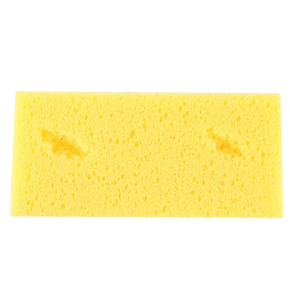 5 PCS Car Care Wear-resistant Brown Soft Sponge Car Wash Cleaning Pad(Yellow) - Car washing supplies by buy2fix | Online Shopping UK | buy2fix